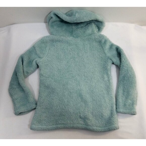 Carters Toddler Hoodie 3T/3A Mint Green Fleece Pullover With Gold Heart - Picture 5 of 5